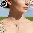Collier trois cœurs cascade dimensions, chaîne 40+5cm Maison du Collier
