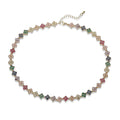 Collier trèfle nacre multicolore doré — bijou porte-bonheur femme Maison du Collier