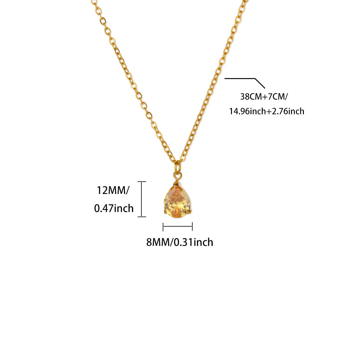 Collier Goutte de Lumière