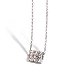 collier lumiere cylindre dore femme cadeau acier inoxydable maison du collier