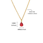 collier goutte lumiere pierre coloree femme cadeau maison du collier