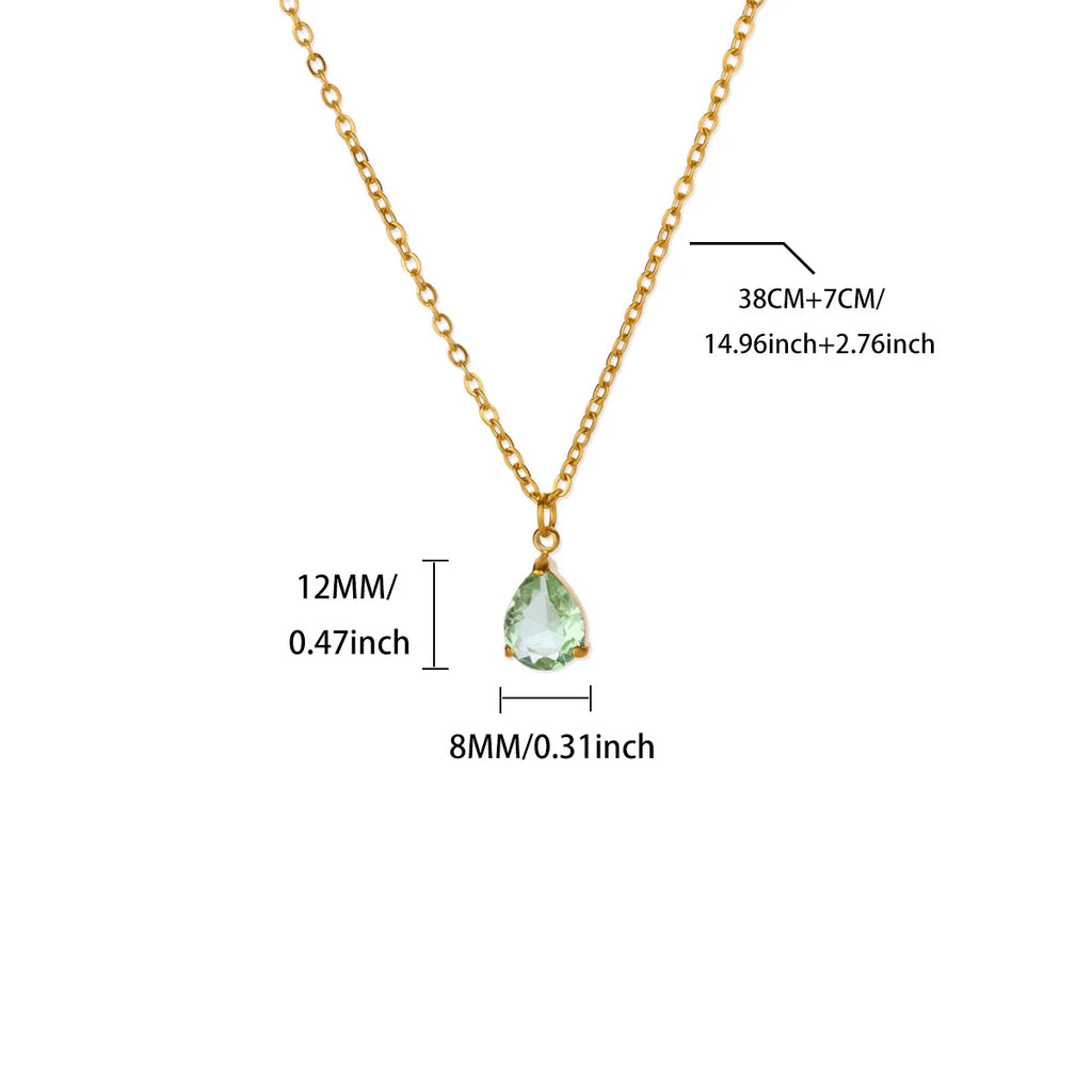 collier goutte de lumiere femme bijou dore tendance maison du collier