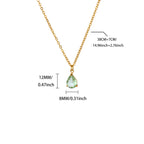 collier goutte de lumiere femme bijou dore tendance maison du collier