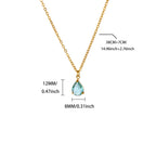 collier goutte lumiere pendentif femme acier inoxydable maison du collier