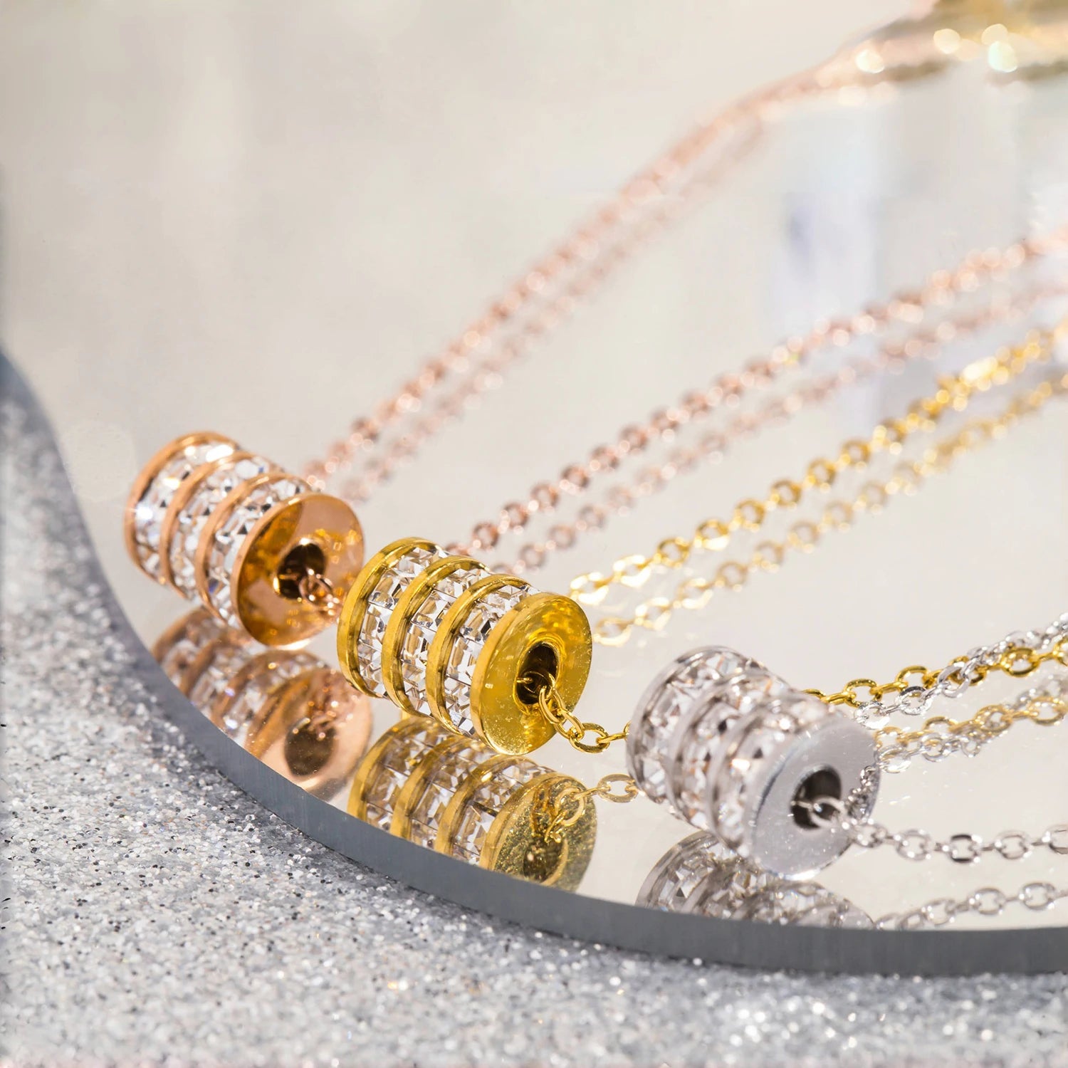 Collier Lumière Cylindre