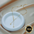 Collier Chiffres Romains — Pendentif Doré en Y – Maison du Collier