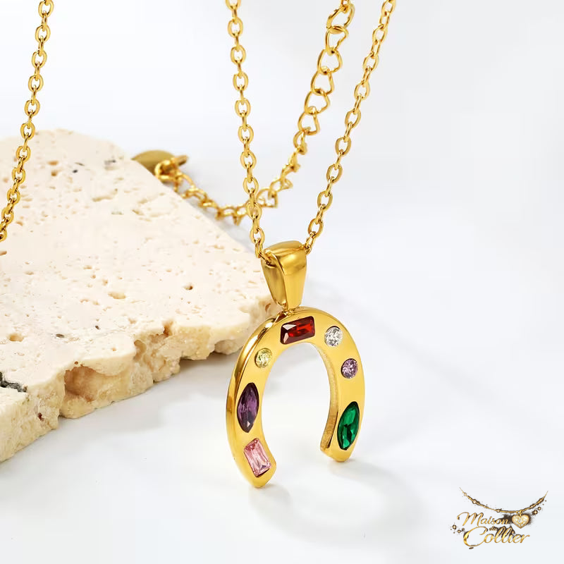 Collier Fer à Cheval Femme - Or et Argent – Maison du Collier