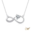 Collier Infini Cœur de Cristal – Maison du Collier