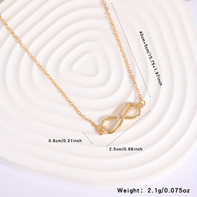 Collier infini or, idée cadeau femme - optimisé