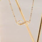 collier infini or femme acier inoxydable maison du collier