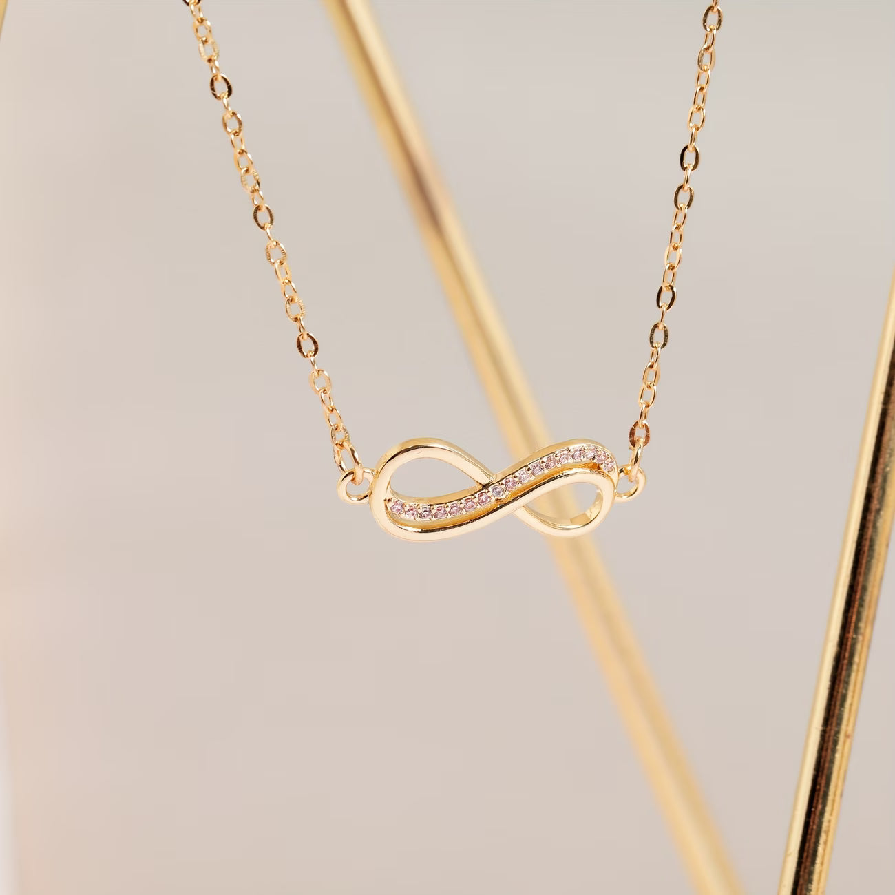 Collier infini or femme acier inoxydable - Maison du Collier