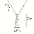 Collier souvenir infini argenté idée cadeau - Maison du Collier