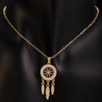 Collier lumière dorée femme acier inoxydable — bijou élégant Maison du Collier