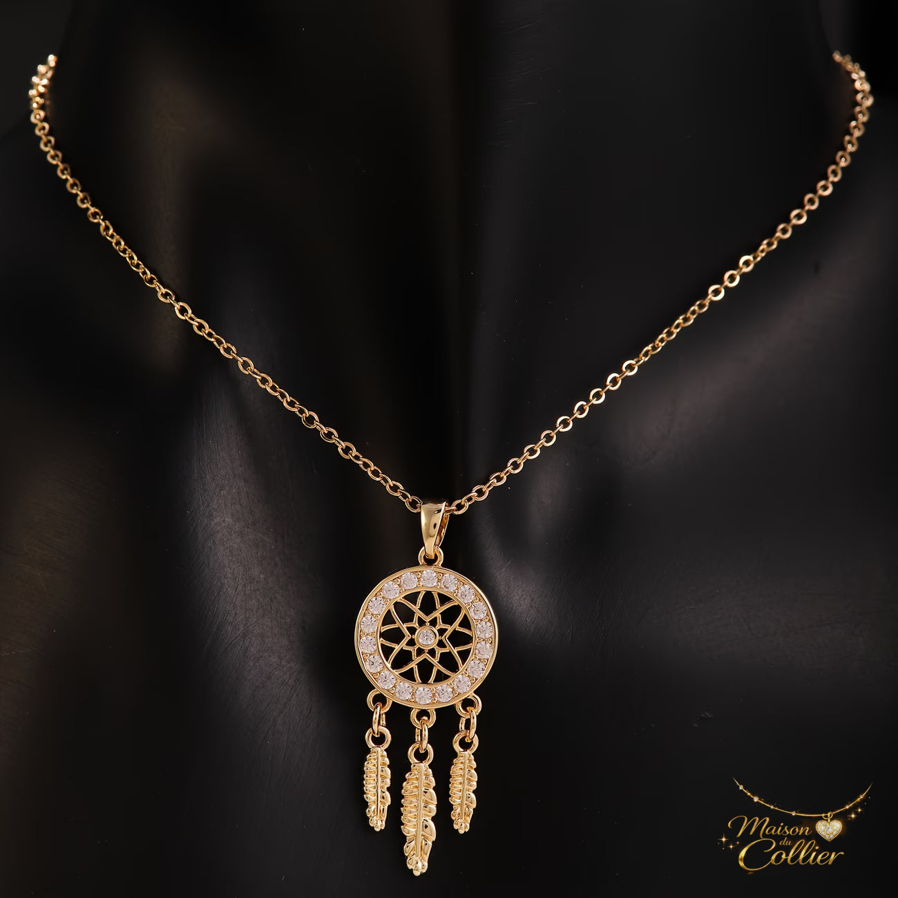 Collier Lumière Dorée – Maison du Collier