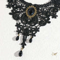 Collier Nuit de Velours noir avec logo Maison du Collier