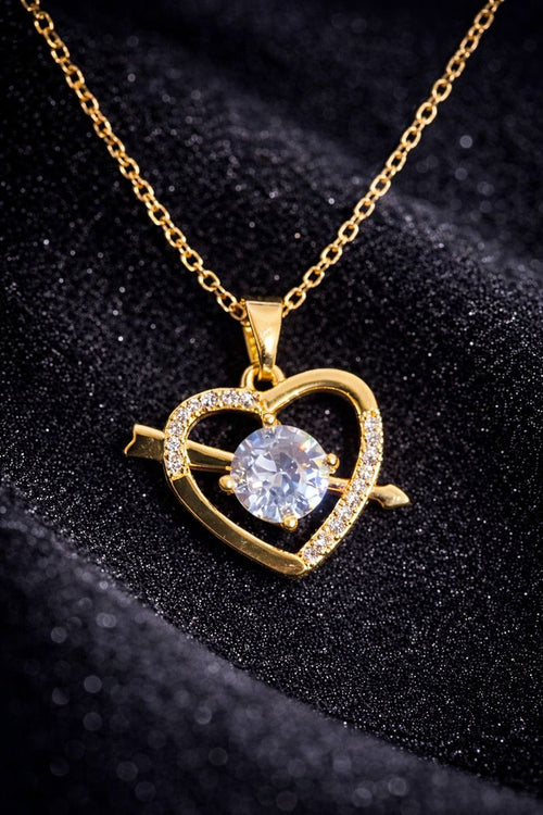 collier coeur acier inoxydable celectia maison du collier sur fond bleu noir